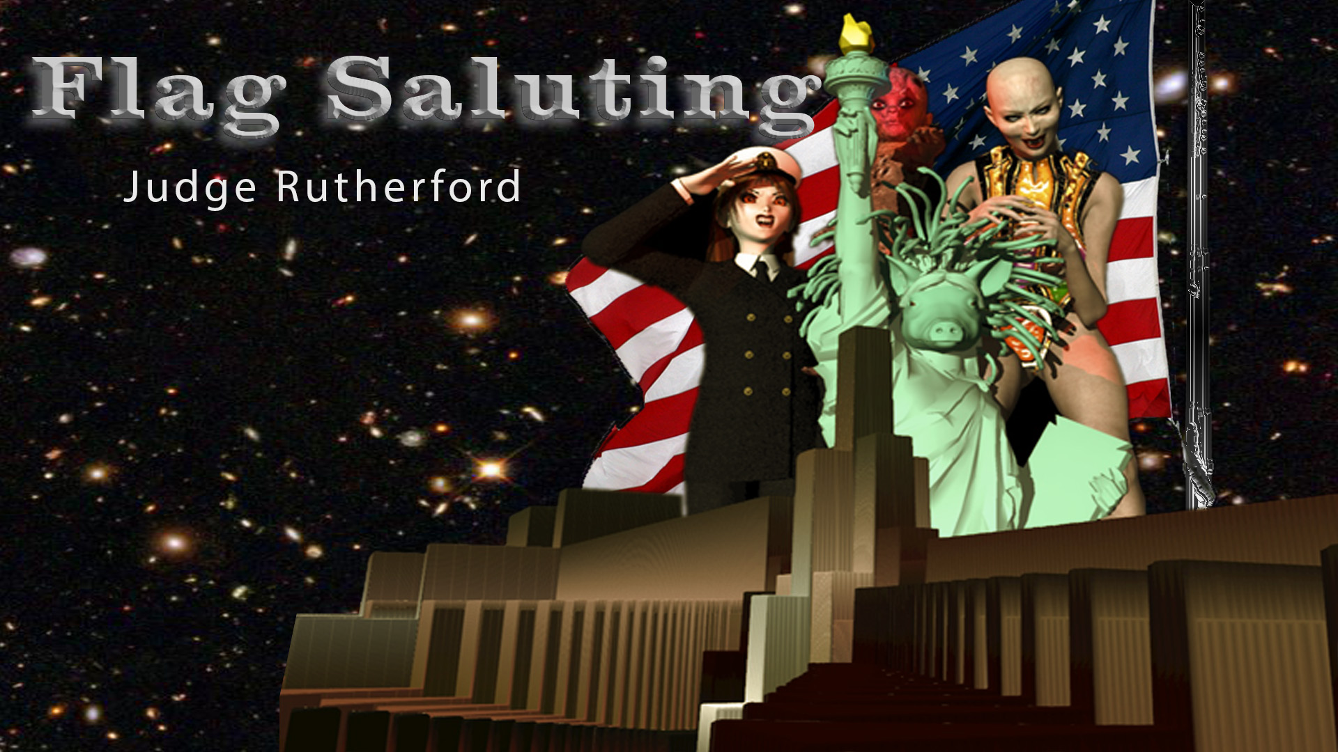 Flag Saluting by Judge Rutherford 