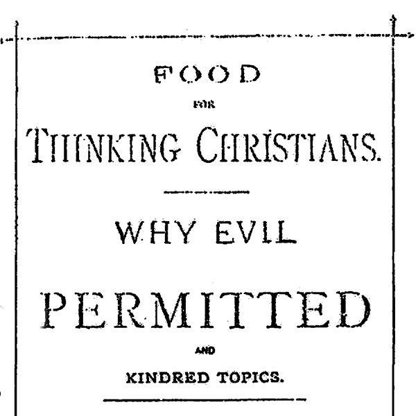 1881 - Food For Thinking Christians