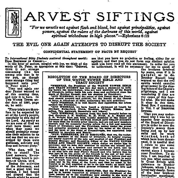 1917 - Harvest Siftings