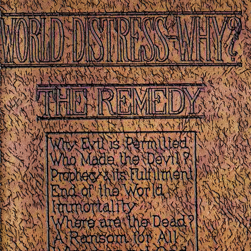 1923 - World Distress - Why?